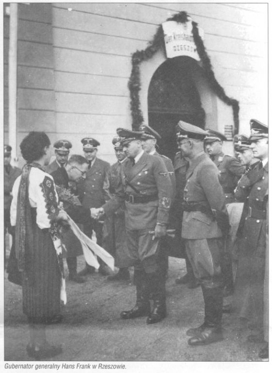 Gubernator Generalny Hans Frank w Rzeszowie